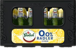 Grolsch Radler 0.0% Citroen krat van 24 flesjes á 0,30 liter